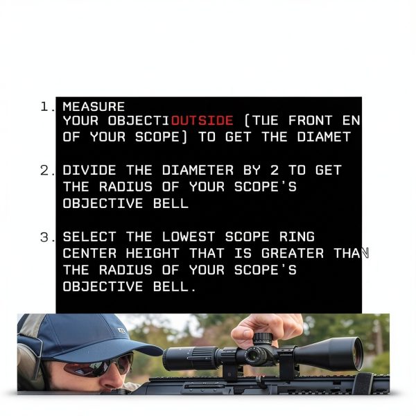 Monstrum 1 inch Picatinny Scope Mounts Black 6061 Aluminum-2
