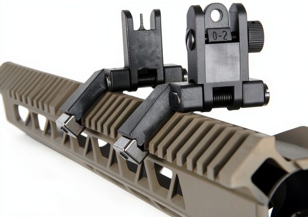 IORMAN Flip Up Sight Black Picatinny 45°-0