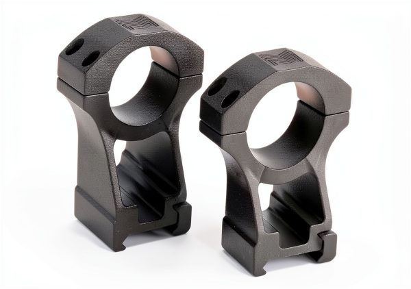 Monstrum 1 inch Picatinny Scope Mounts Black 6061 Aluminum-0