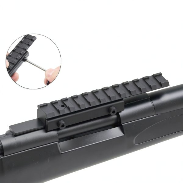 Dovetail to Picatinny Adapter Ltnsimy Aluminum Rail-3