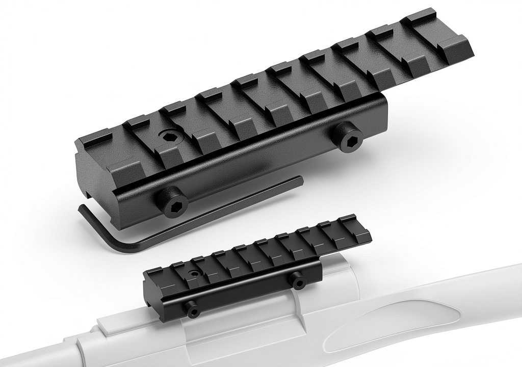 Ltnsimy adapter installed on a rifle stock