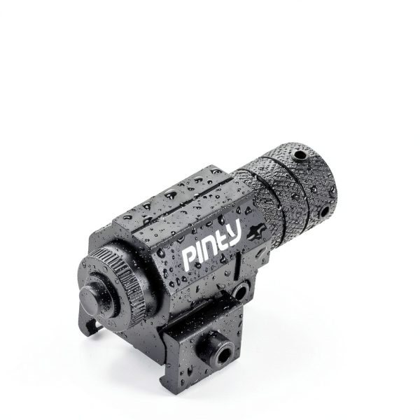 Pinty Red Laser Sight for Rifles - Black Tactical 20mm Dot Mount-5