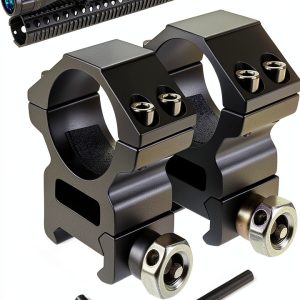 Modkin Picatinny Scope Ring Mount for 1 inch Scopes See Through Design-0
