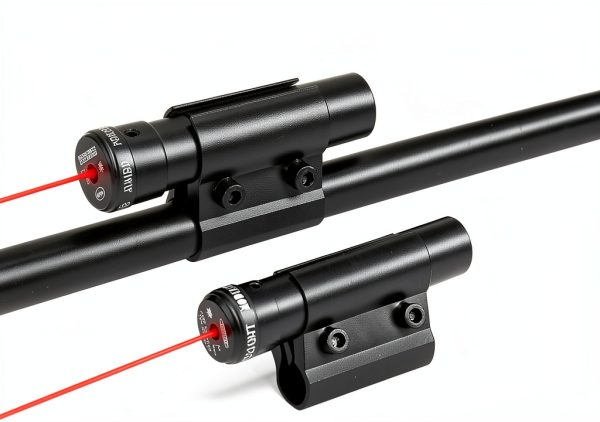 LECPECON Red Laser Sight Tactical Hunting JG5 80mm Picatinny Mount-3