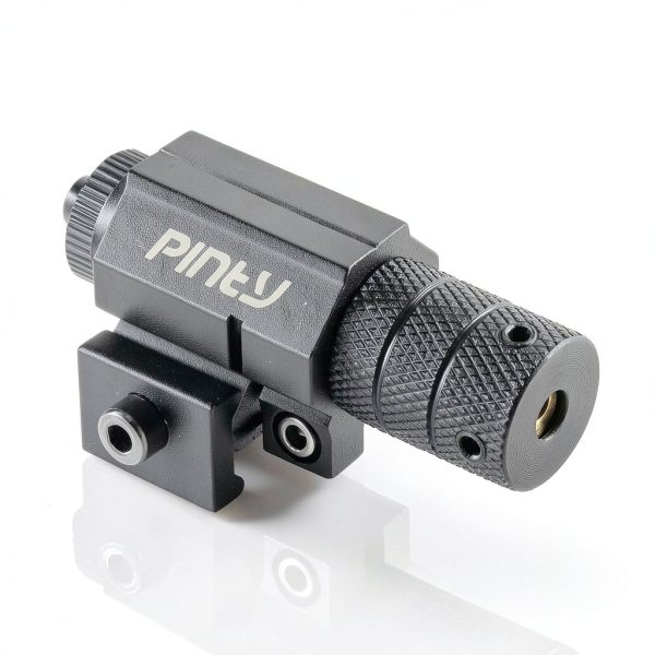 Pinty Red Laser Sight for Rifles - Black Tactical 20mm Dot Mount-6