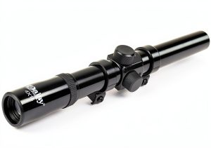 Daisy Airgun Scope 4x Black Metal Dovetail Mount with Scope Rings-0