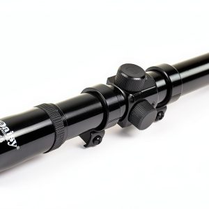 Daisy Airgun Scope 4x Black Metal Dovetail Mount with Scope Rings-0