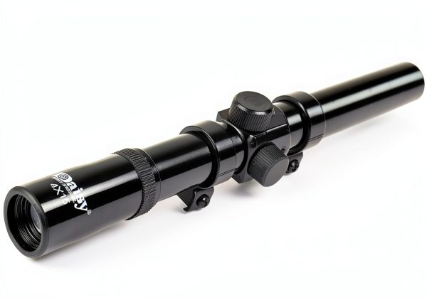 Daisy Airgun Scope 4x Black Metal Dovetail Mount with Scope Rings-0