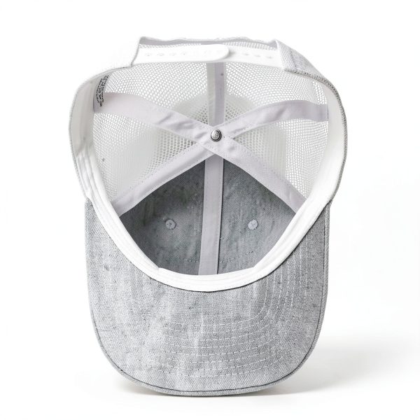 Grandpa Hat Grey Trucker Cap Adjustable Snapback Classic Style-3