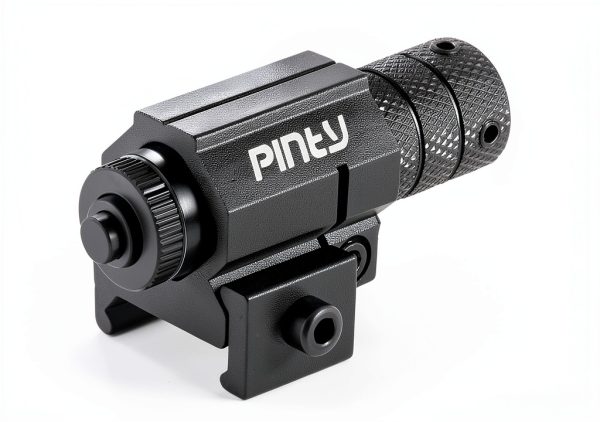 Pinty Red Laser Sight for Rifles - Black Tactical 20mm Dot Mount-3
