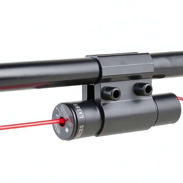 LECPECON Red Laser Sight Tactical Hunting JG5 80mm Picatinny Mount-4