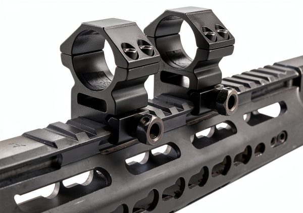 Modkin Picatinny Scope Ring Mount for 1 inch Scopes See Through Design-6