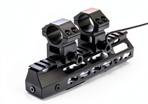 Modkin Tactical Picatinny Rail Scope Mount Set 2 Medium 2 High Black-4