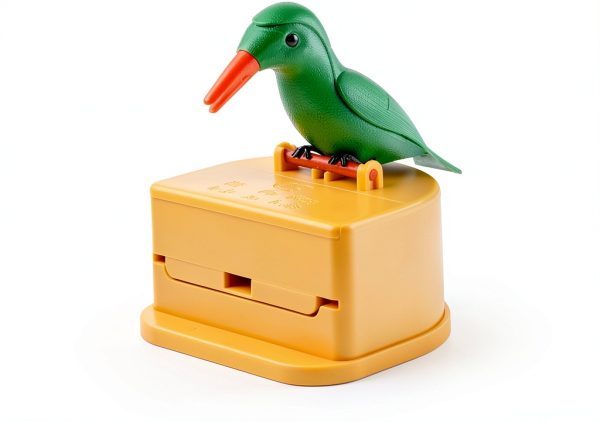 Cute Cartoon Bird Toothpick Dispenser EONXNGAGY Glossy PVC 7x9x4cm-1