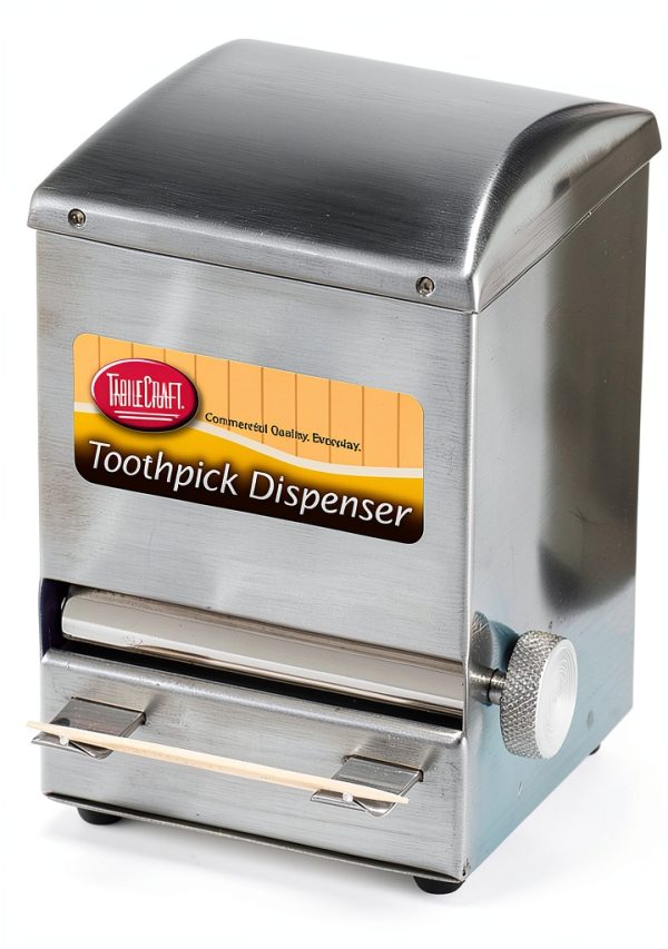 Toothpick Dispenser Tablecraft Stainless Steel H236 Kitchen Accessory-0