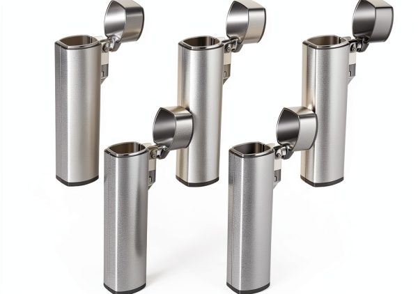 5Pcs Mini Toothpick Holder Dispenser - Clear Gray Travel Toothpick Container, Portable for Pocket Outdoor Travel Camping, Storing Cotton Swabs, Mini Safety Pin, Small Hair Clips-0