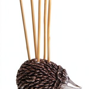 Hedgehog Toothpick Holder Creative Co-Op Silver Compact Accessory-0