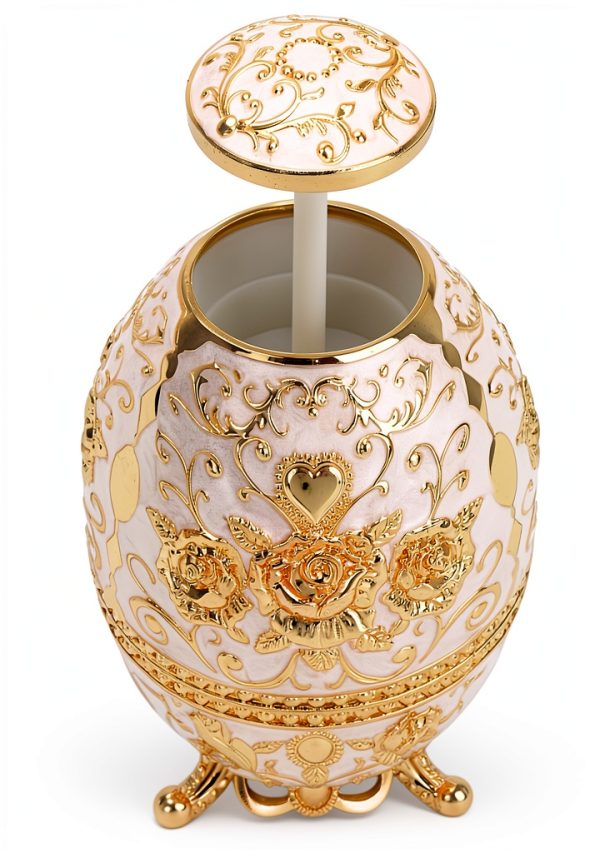 Toothpick Holder K COOL Retractable with Bottle Opener Jade White-Gold-2